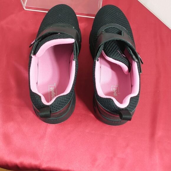 Propet Stability Shoes Women 9.5EE Black Pink X Strap Active Orthopedic Walk. - Picture 6 of 8